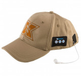 Sapca sport cu casti Bluetooth Serioux CAP05 kaki