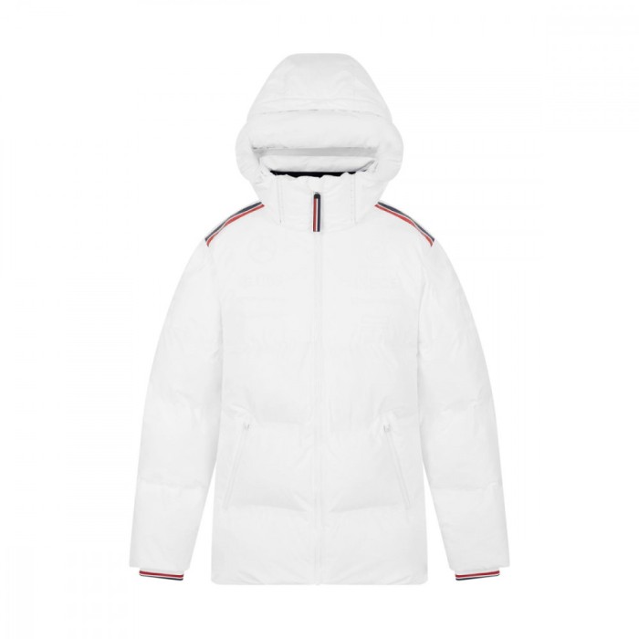 Mercedes AMG Petronas geacă de iarnă pentru bărbați Puffer white F1 Team 2024 - M
