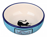 Castron Ceramica Pisica 0.35 l /13 cm 24658, Trixie