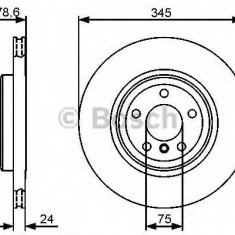 Disc frana BMW X6 (F16, F86) (2014 - 2016) BOSCH 0 986 479 443