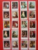 AJMAN, PICTURI - SERIE COMPLETĂ PERF./IMPERF. MNH, Nestampilat