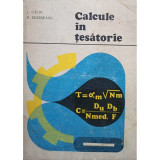 L. Calin - Calcule in tesatorie (editia 1979)