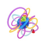 Jucarie dentitie cu zornaitoare Hola Toys, dezvolta perceptia culorilor, 0 luni+, Jucarii Bebe