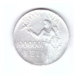 Moneda 100000 lei 1946, cu mici lovituri, curata