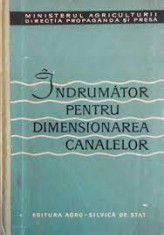 Indrumator pentru dimensionarea canalelor