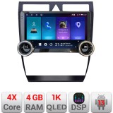Navigatie Audi A6 Kit-102 Edotec 4+64 10.5 inch Incell 1K android Wifi 5Ghz gps internet