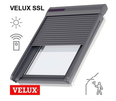 Roleta exterioara cu motor solar VELUX SSL foto