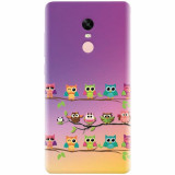 Husa silicon pentru Xiaomi Redmi Note 4, Owls