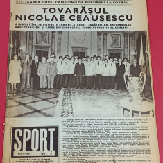 Revista SPORT nr.5/mai 1986 (STEAUA Bucuresti castigatoarea CCE)