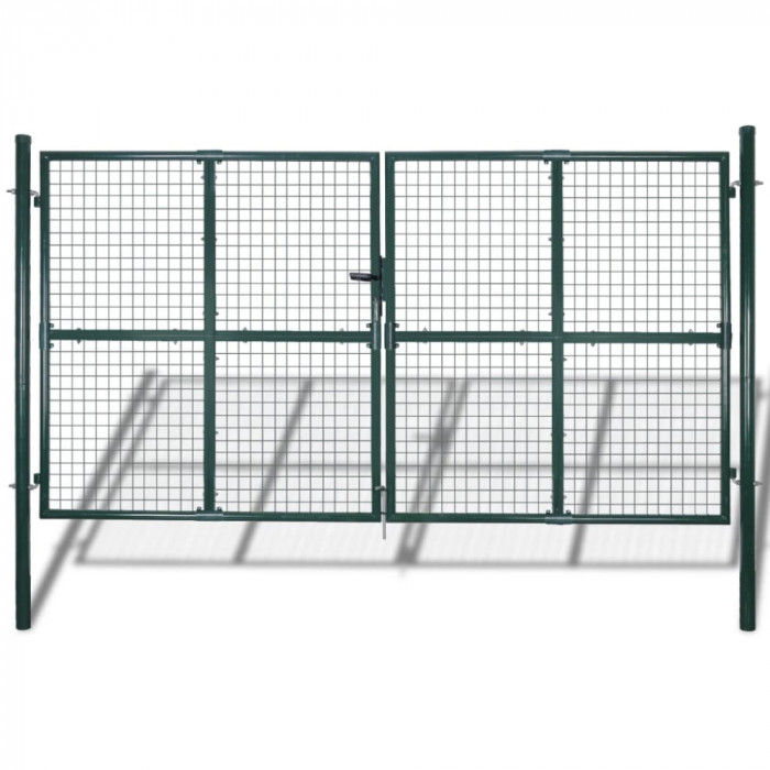 Gard de gradina plasa, poarta gard grilaj, 289x175 cm/306x225 cm GartenMobel Dekor