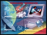 Romania 2004, LP 1626, Tehnologia informatiei, bloc de 4, MNH! LP 11,00 lei