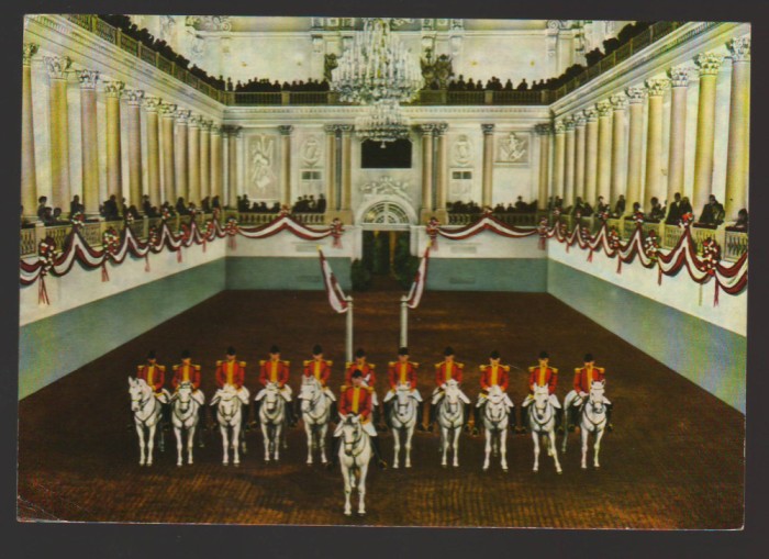 CPIB 21771 - CARTE POSTALA - VIENA. SCOALA DE ECHITATIE DE LA CURTEA SPANIOLA