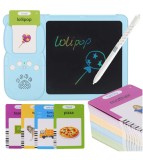 Cititor carduri educationale ( engleza) 8.5 inch cu stilou magic albastru