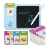 Cititor carduri educationale ( engleza) 8.5 inch cu stilou magic albastru