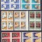 ROMANIA 1962 LP 552 ANIMALE DE RASA BLOCURI DE 4 TIMBRE MNH