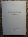 INVITO ALLA LETTURA DI SORESCU - GHEORGHE CARAGEANI AUTOGRAF
