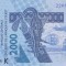 Bancnota Statele Africii de Vest 2.000 Franci 2022 - P716K UNC ( Senegal )