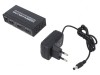 Splitter HDMI 2.0 Negru cu Intrare DC și HDMI
