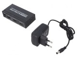 Splitter HDMI 2.0 Negru cu Intrare DC și HDMI