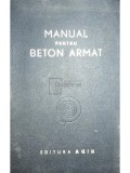 Cristea Niculescu - Manual pentru beton armat (editia 1947)