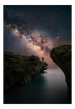 Tablou Canvas Univers și Infinit - Cerul &icirc;nstelat al infinitului, 26 x 39 cm, CMCLASS