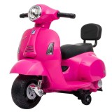 AIYAPLAY Motocicletă Electrică pentru Copii 1,5-3 Ani Mini Vespa Gts 7,2V, Roz | Aosom Romania