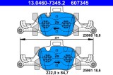 ATE 13.0460-7345.2 set placute frana,frana disc