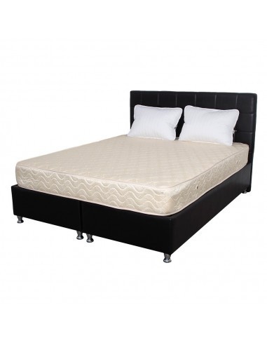 Set Saltea cu arcuri, Super Ortopedica Sofia, 180x200x20cm, fermitate medie, plasa arcuri tip Bonell, reversibila, sistem aerisire cu butoni, Saltex p