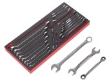 Set chei plate și combinate BAHCO 23 piese FF3A08 cu piedică