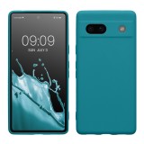 Husa Kwmobile pentru Google Pixel 7a, Verde, Silicon, KWM000019YF016C, Carcasa
