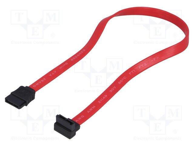 Cablu SATA unghi L 0,35m QOLTEC