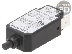 &Icirc;ntrerupător de Supracurent 240VAC 48VDC 9A SPST 1 Poli