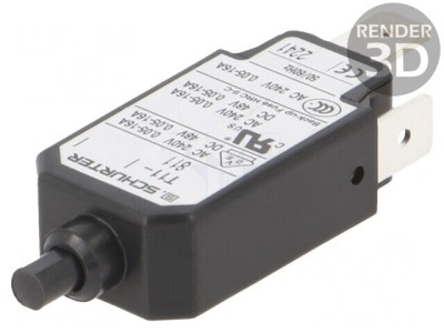 &amp;Icirc;ntrerupător de Supracurent 6,5A 240VAC 48VDC SPST foto