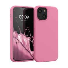 Husa Kwmobile pentru Apple iPhone 13 Mini, Silicon, Roz, 55877.212