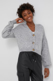 Cumpara ieftin Answear Lab Cardigan de l&acirc;nă femei, culoarea gri, light