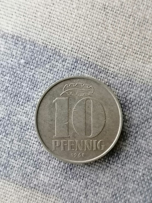 MONEDA-10 PFENNIG 1968 -A - GERMANIA foto