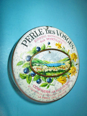 5037-Perle des VOSGES-Les Bonbons-La VOSGIENNE. Cutie Vintage veche. foto