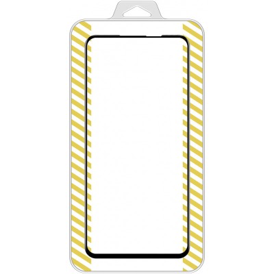 Folie Protectie Ecran OEM pentru Samsung Galaxy A21s, Sticla securizata, Full Face, Full Glue, 5D, Neagra foto