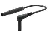 Cablu de măsurare ST&Auml;UBLI 19A 1kV 1m negru cod 66.1049-10021