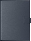 Agenda A4 Premium cu mecanism auriu navy