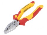 Clești de Sertizare Izolați 180mm 1kVAC 0,25-16mm&sup2;