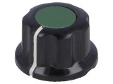 Buton Rotativ cu Flanșă Bachelită 6.35mm 16.5x11mm