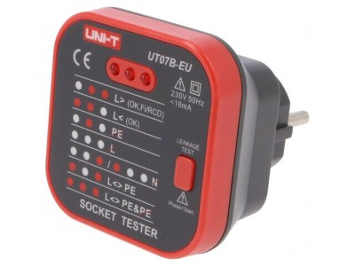 Tester Prize Electrice cu LED 230V EU foto
