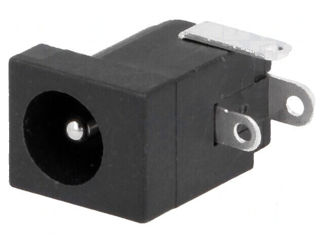 Conector Alimentare DC Soclu Tată 5,5/2mm cu Lipire - 5,5mm x 2,1mm