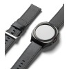 Curea pentru Fossil Hybrid 24mm / Mobvoi TicWatch Pro 5 / Suunto 9 / Suunto 9 Baro / Suunto D5 - Ringke Leather One Basic Bold - Black
