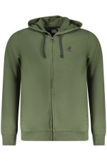 U.S. Grand POLO hanorac barbati cu fermoar si gluga , logo brodat, cu buzunare, verde, S