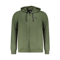 U.S. Grand POLO hanorac barbati cu fermoar si gluga , logo brodat, cu buzunare, verde, S