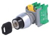 Comutator Rotativ cu Cheie 22mm 3 NO