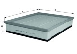 MAHLE LX 1602 Filtru aer