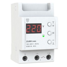 Releu de protectie ZUBR D40t cu protetie termica, monofazat